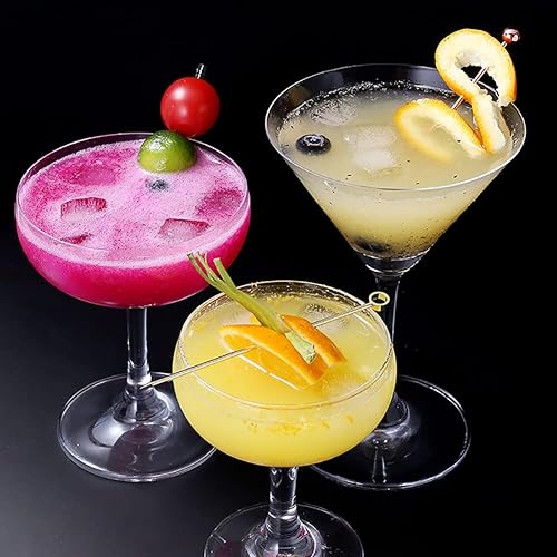 Miniatura 7 de 10 púas de cóctel de acero inoxidable, palillos de martini de metal, palillos de frutas, palillos de dientes de oliva, brochetas para fiestas,