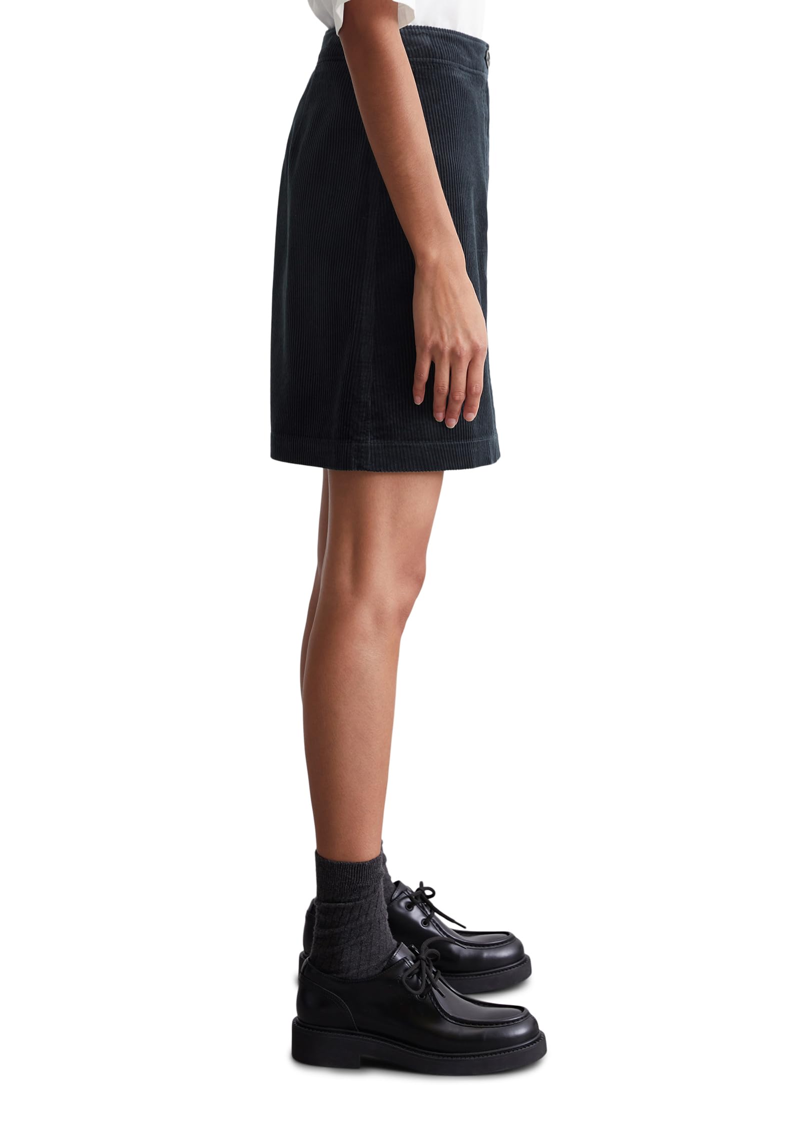 Marc O'Polo Damen Minirock aus Cord High Waist