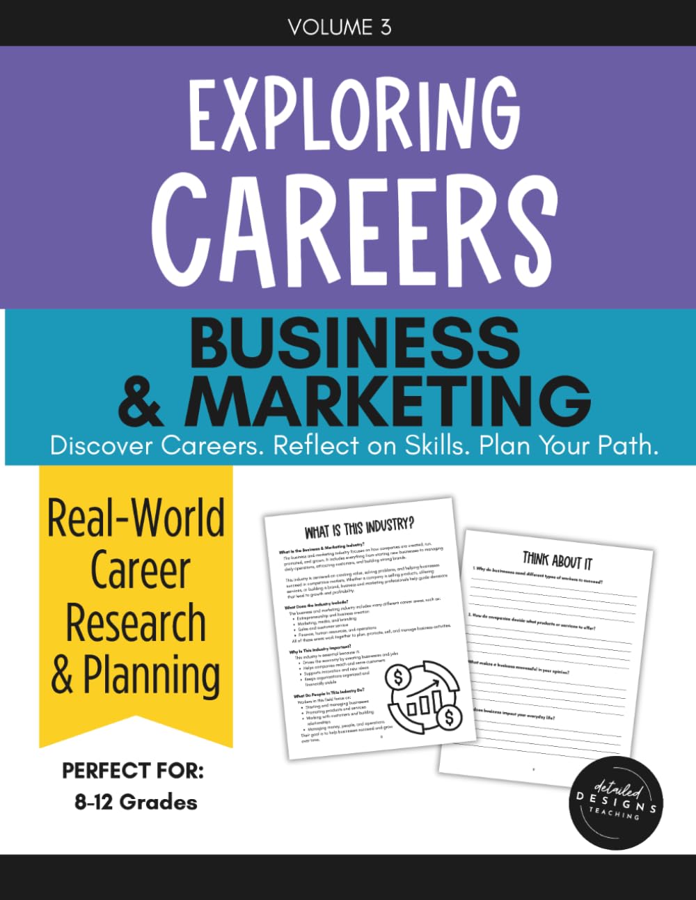 Business & Marketing Industry Career Exploration Workbook: Explore Jobs, Skills, and Real-World Career Paths (Exploring Careers)