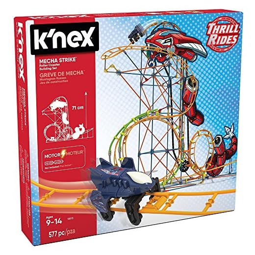 K'nex 18515 Mecha Strike Roller Coaster Building Set