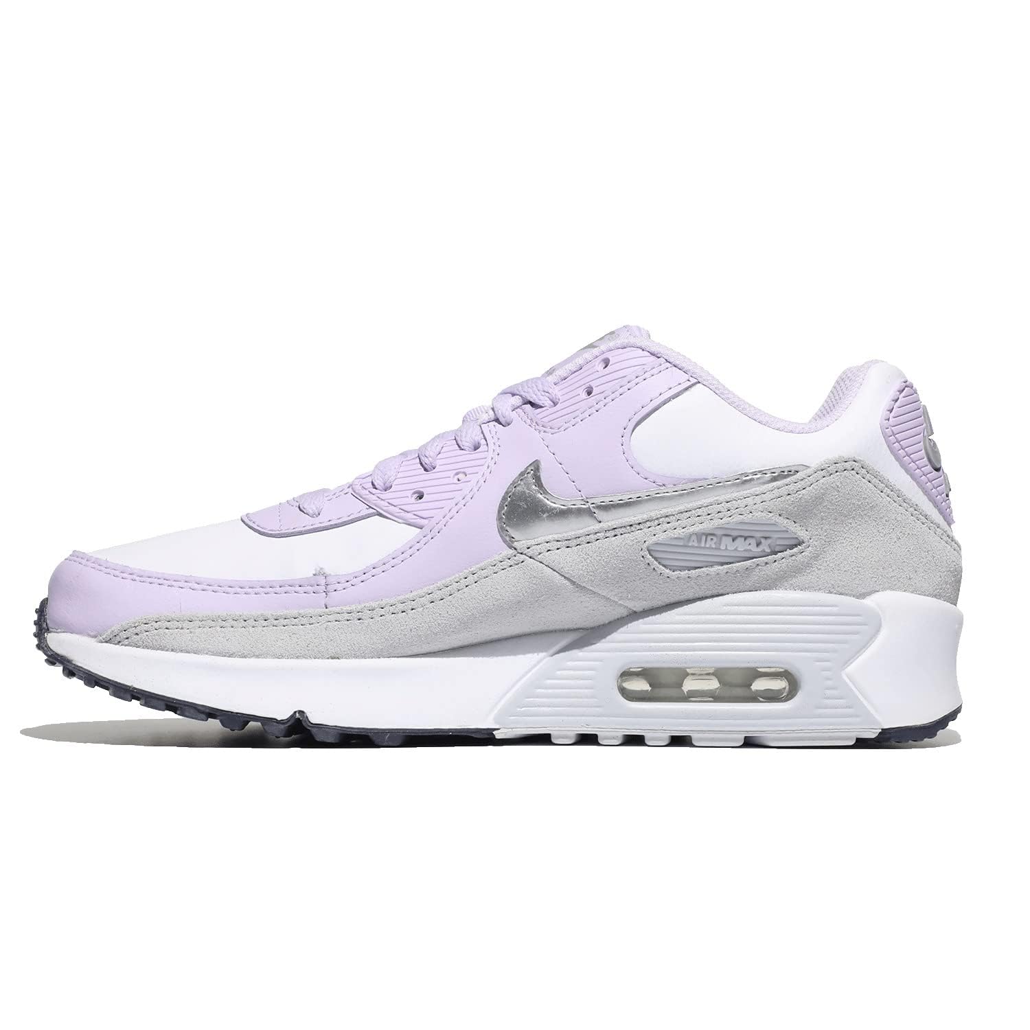 Nike Nike Air Max 90 Ltr (Td) sneakersy chłopięce, Biały/metaliczny srebrny, 7 Big Kid