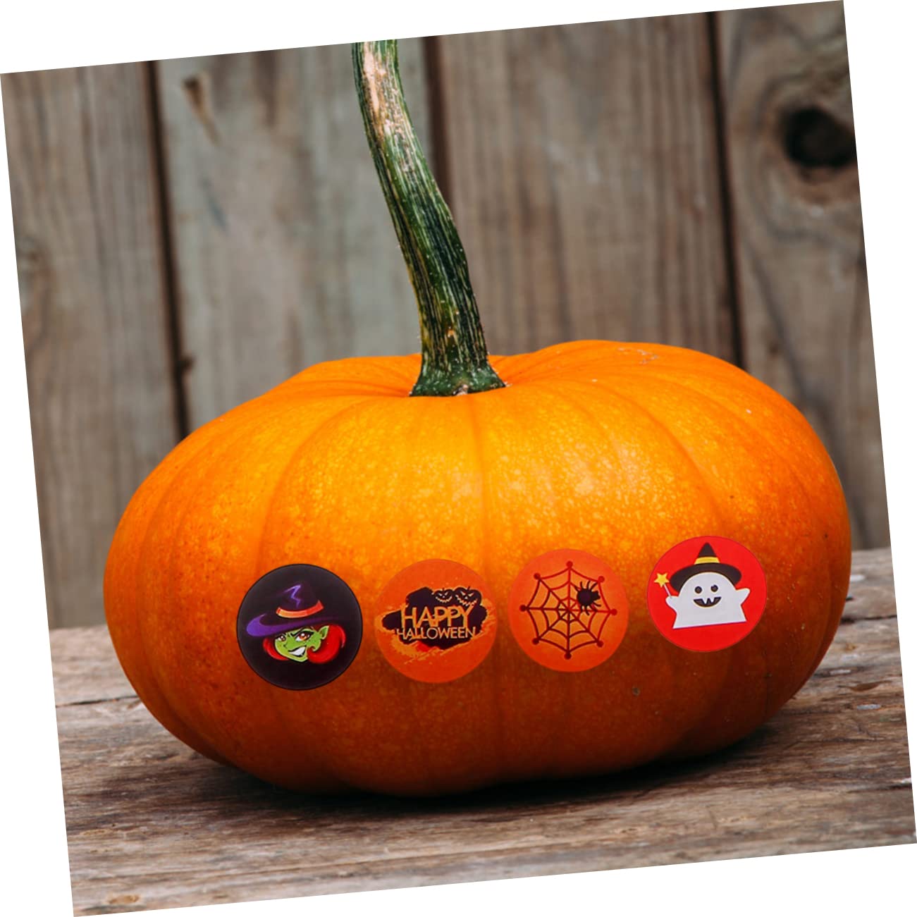 Lot De 500 Autocollants Halloween Citrouille - 8 Motifs, Diamètre ~2,5 Cm - Pour Décorer Cartes, Cadeaux, Fêtes