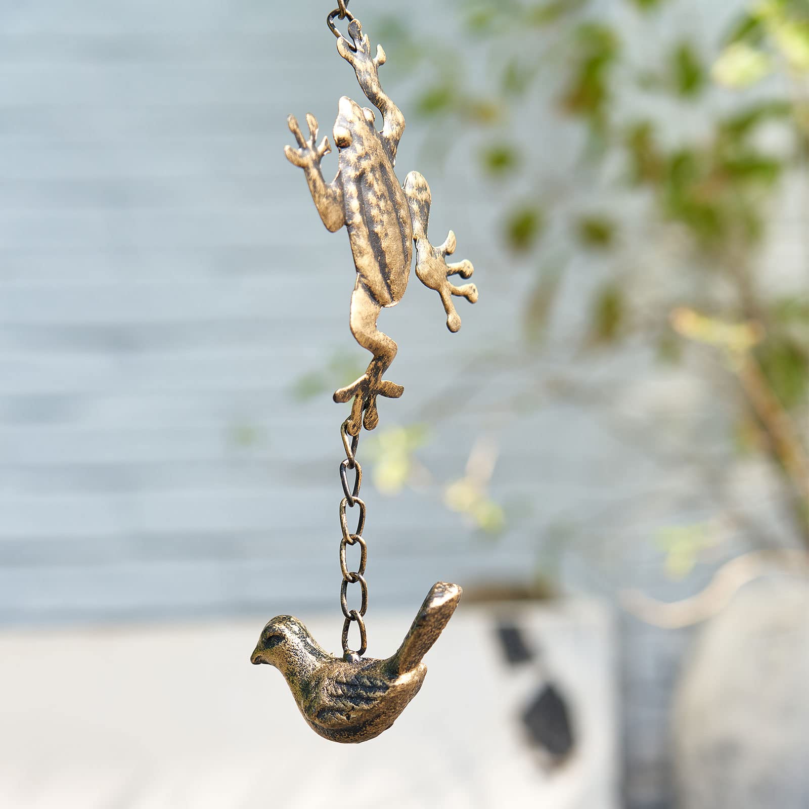 Chaine Gouttiere Qipade Chaînes De Pluie De 3 M Pour Extérieur