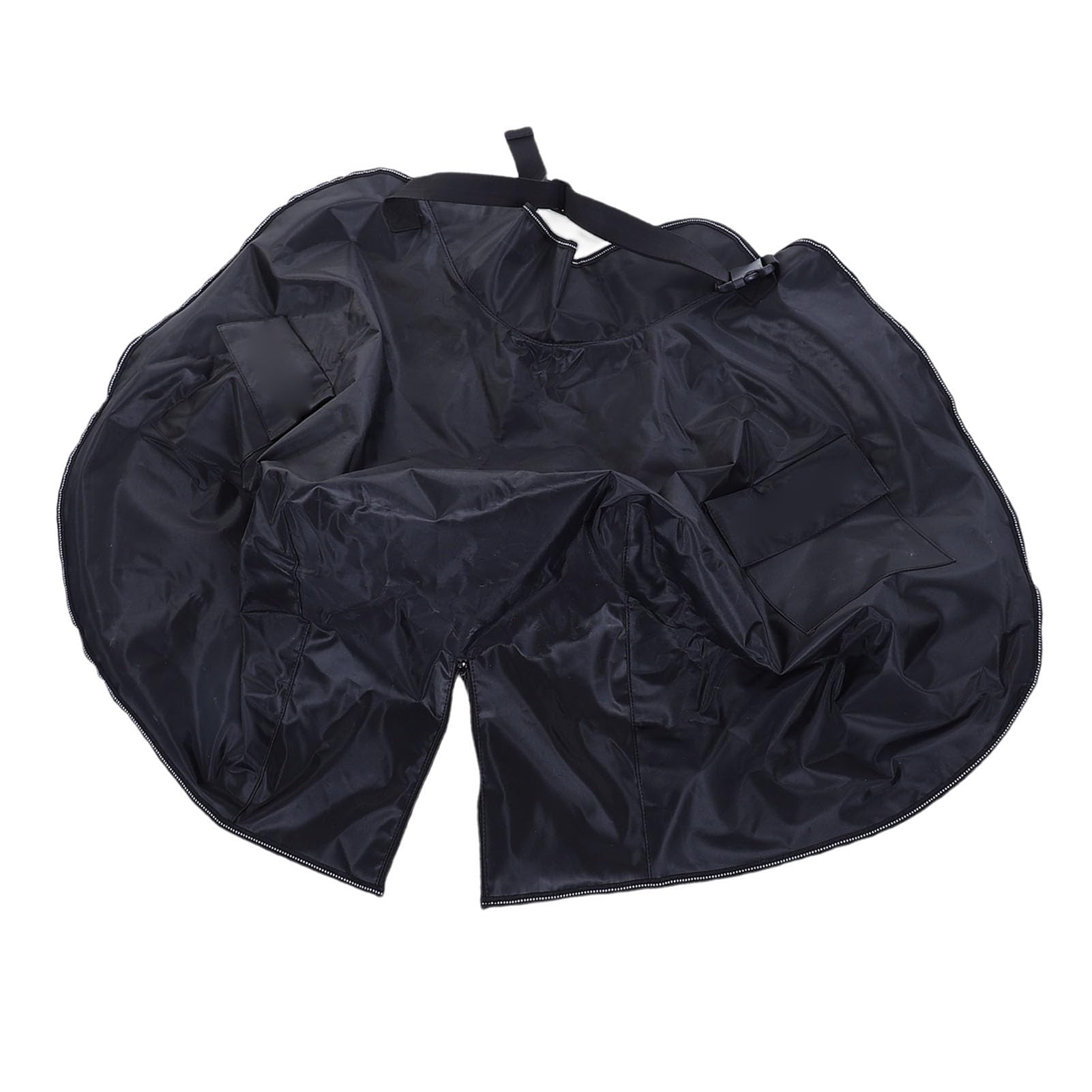 Tissting Coperta Antivento per Moto, Foderata in Pile, Impermeabile, Nero - per Scooter e Moto a Telaio Curvo, Copre Gambe e Ginocchia, Ideale per Inverno, Unisex (Taglia Unica)
