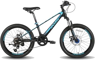 Axdwfd Kids Bike 20 Inch High Carbon Steel Bicycle, Mountain Bike, Suitable For Outdoor Riding 9-14 Years Old, Sensitive Braking Bicycle