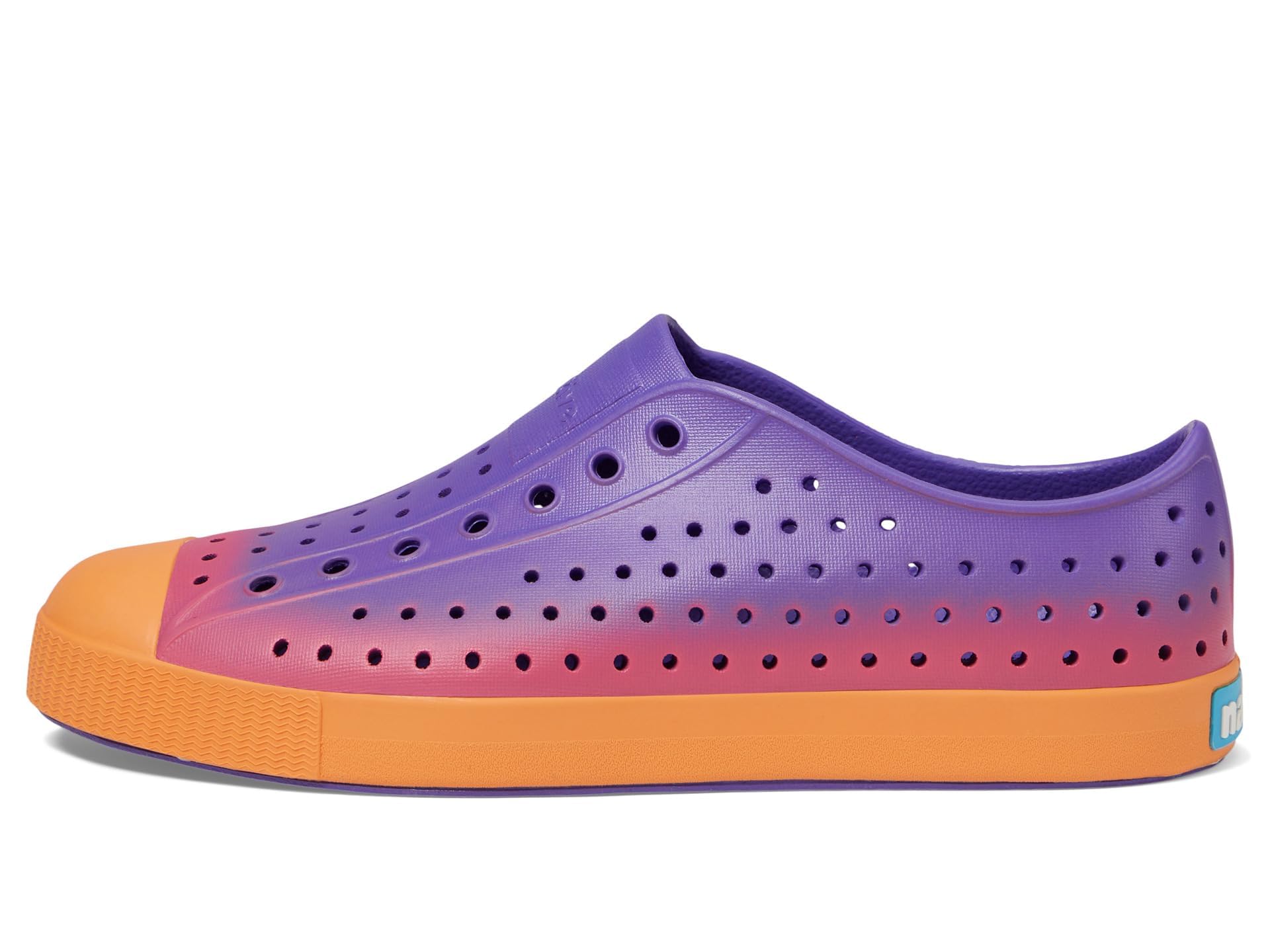 Native Shoes Jefferson Sugarlite Ombre (Big Kid) Ultra Violet/Apricot Orange/Ultra Dazzle Ombre 5 Big Kid M