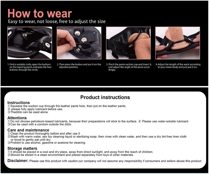 Miniatura 7 de Consolador sexual de silicona realista de 9 pulgadas con arnés para adultos, para masturbación femenina, gay, carne