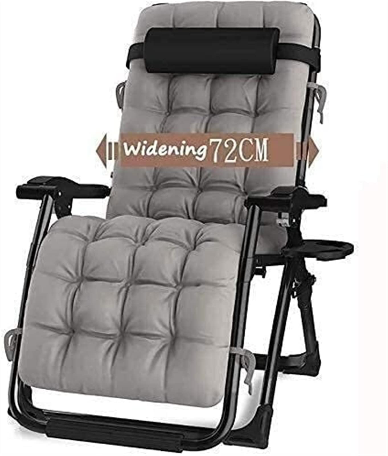 Fauteuil simple rembourré et chaise d'extérieur pliante contre le mal de dos