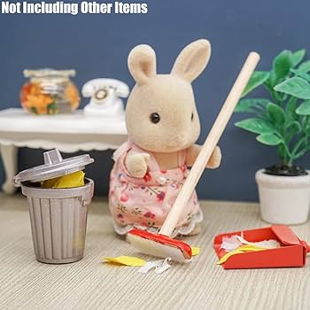Amazon | Odoria 1/12 ミニチュア ゴミ箱 ドールハウス 小物 [並行輸入