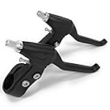 Universal Bicycle Brake Lever/Bike Brake Handle, 22mm Compatible, Suitable for Most Bicycles, Road Bike, Mountain Bike and More [Black - Pair]