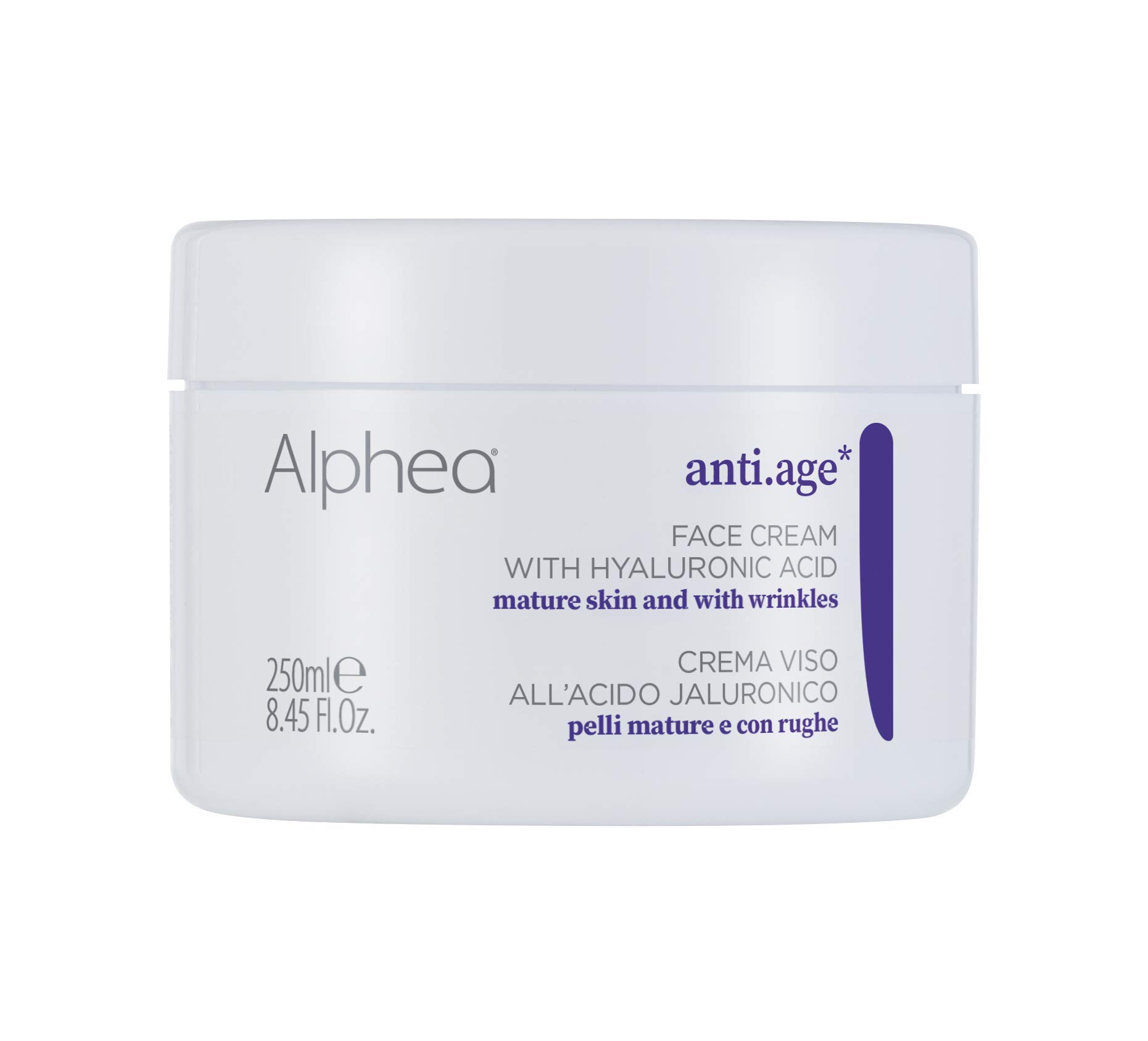 Alphea - Crema viso all'acido jaluronico 250 ml