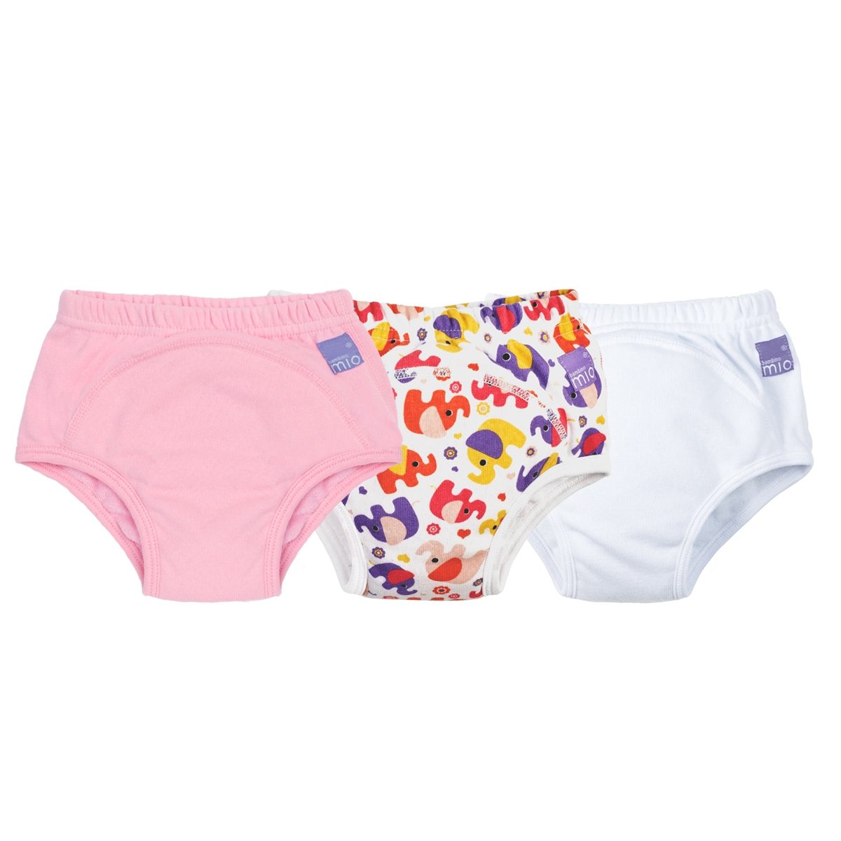 Bambino Mio, Trainingshose, Mädchen Mixed Elefant Pink, 2-3 Jahre (3er Packung)
