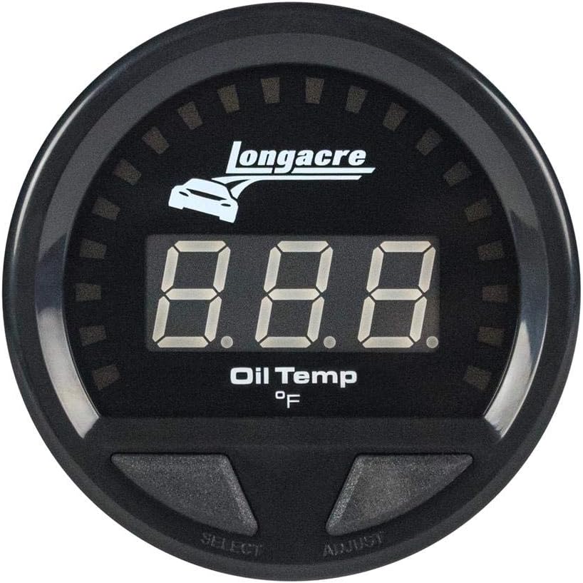 Longacre 52-46861 Digital Elite Waterproof Oil Temp. Gauge