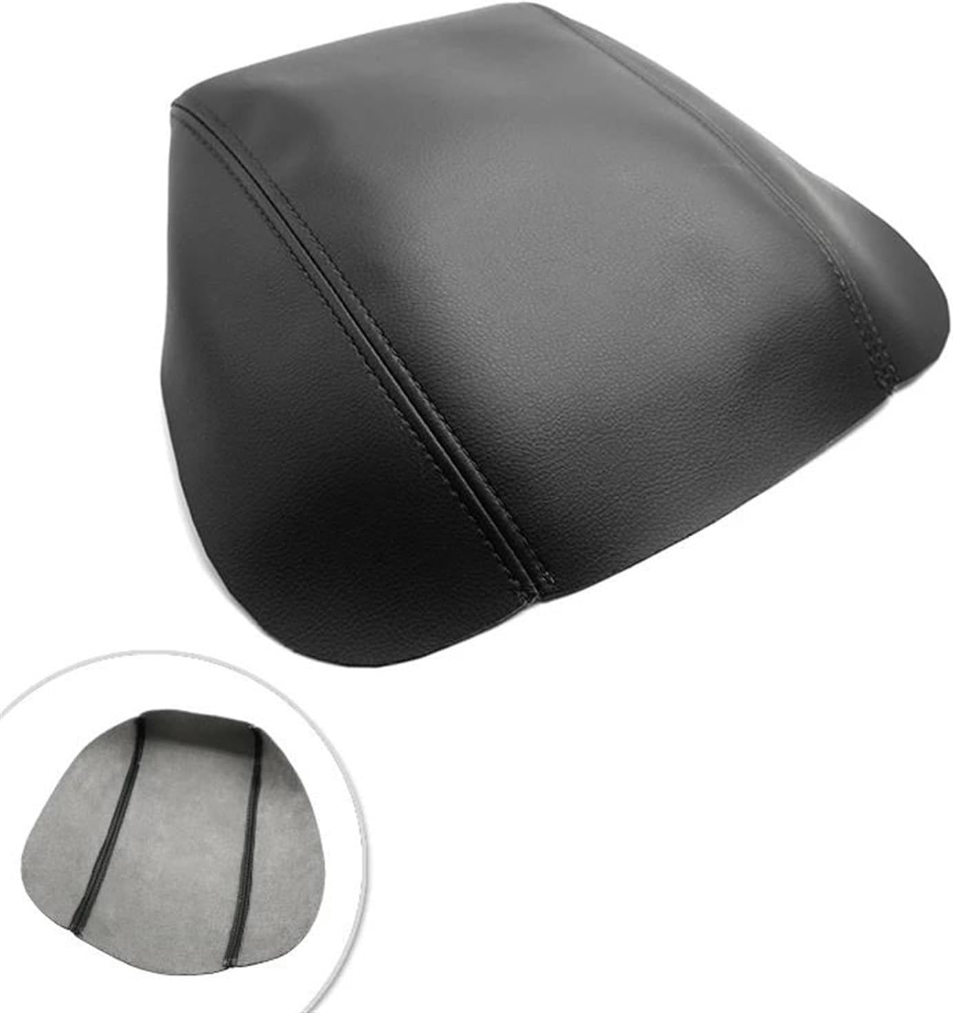 Armrest Box Protection Cover Compatible with Tiguan 2014 2015 2016(C Black)