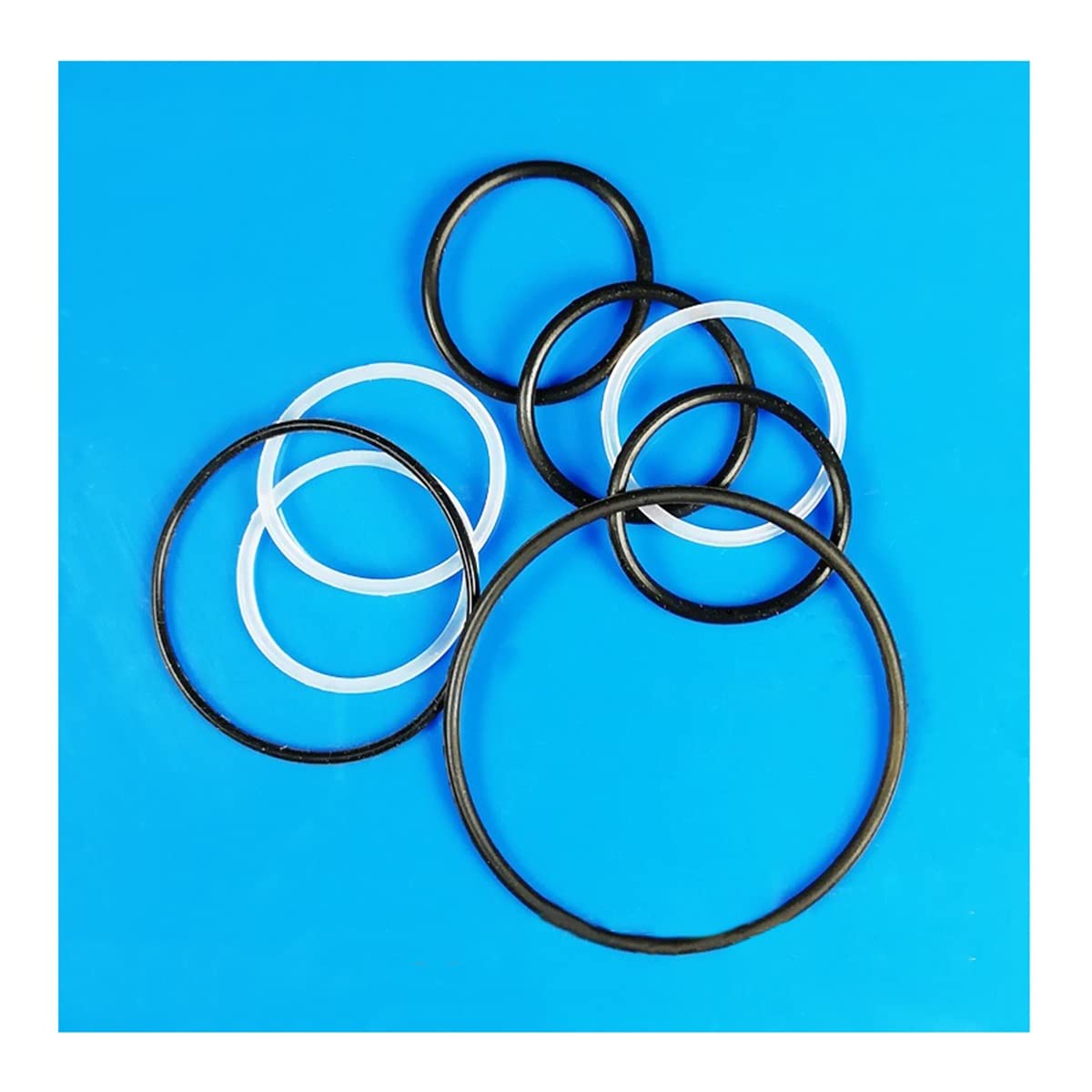 Microscope 2PCS 20 22 23 24 25 21mm x 1.5mm O-Ring Seals Black O-Ring for LED Flashlight(42x1.5mm Black)