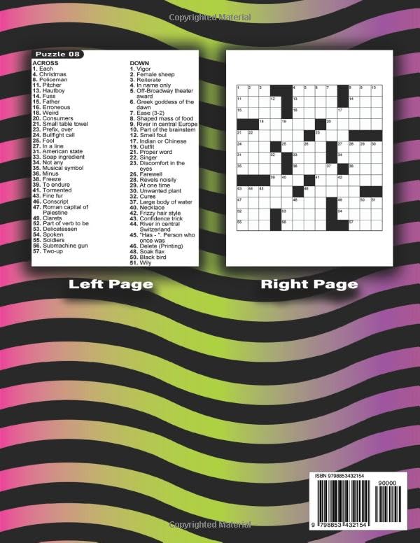 Miniatura 2 de 2023 Extra Large Print Crossword Puzzle For Seniors Specially Crafted for Seniors - Keep Your Mind Active and Engaged with Fun and Easy-to-Read ...