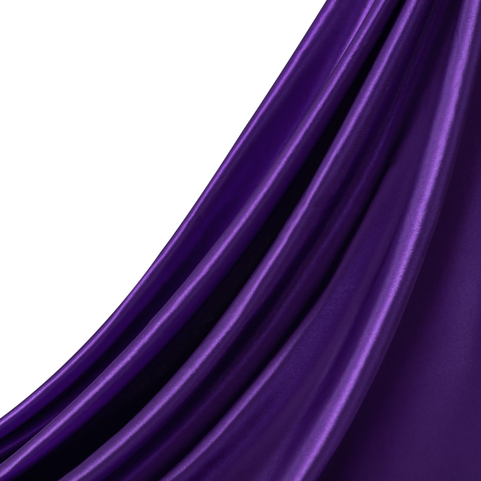 3 Yards 108'' Purple Satin Fabric By the Yard Soft Charmeuse Silky Cloth 55 INCH Width for DIY Sewing Crafts Wedding Dresses, Backdrops & Party Decor | Smooth, Shiny & Wrinkle-Resistant