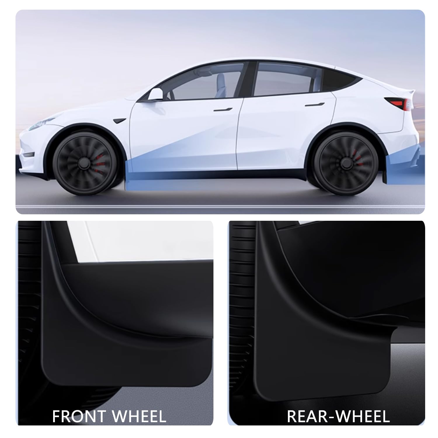 Paraspruzzi Tesla Model 3 Highland 2024 - Senza Foratura, Materiale TPE, Protezione Da Fango E Detriti - Foto 9