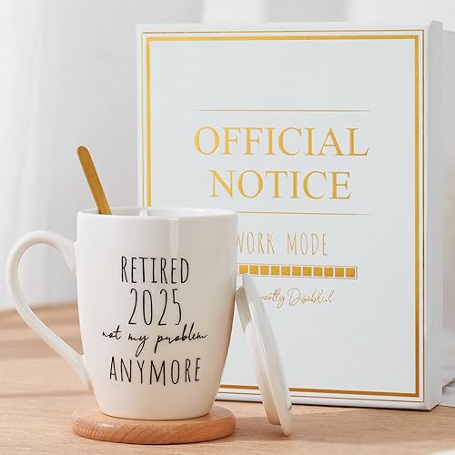 Miniatura 14 de AW BRIDAL Juego de 2 tazas de café novedosas para el 25º aniversario de boda, regalo de Navidad, para el señor y la señora, de 12 onzas, regalos