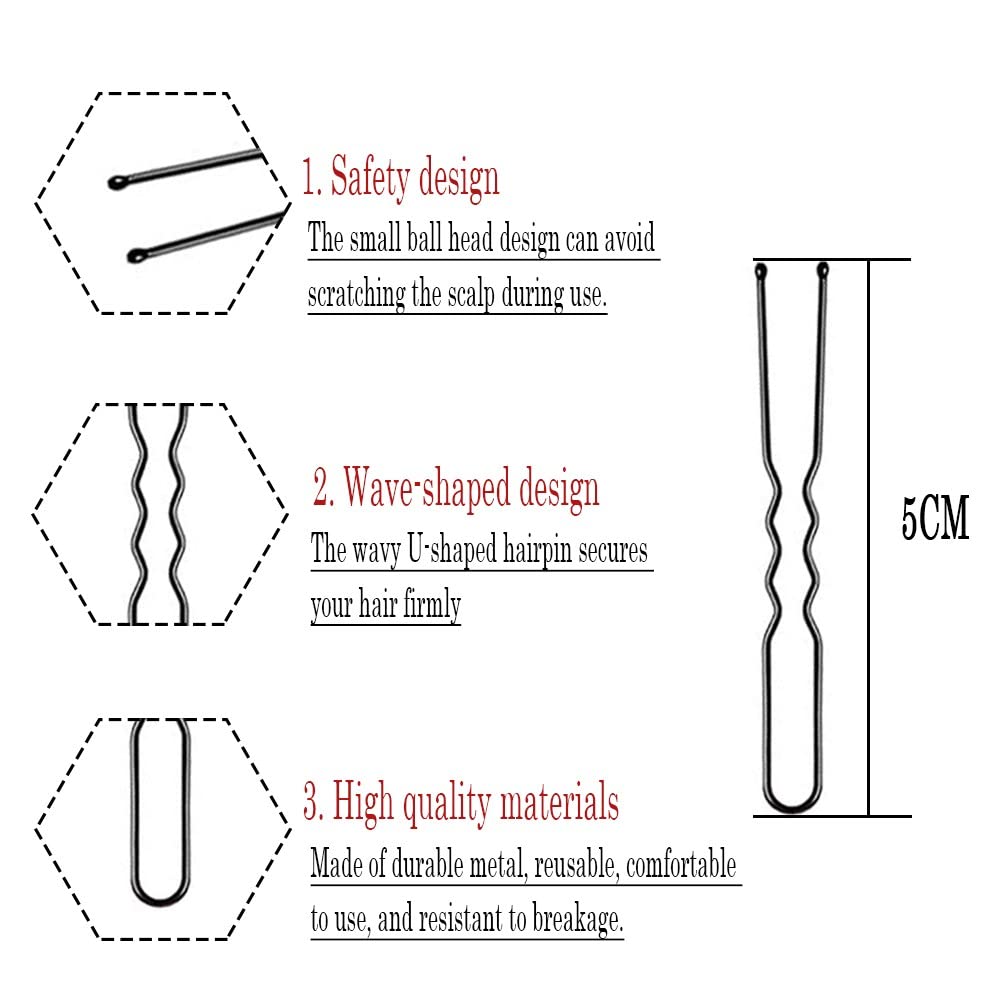 KINDOYO Metal Hair Pins Set - Image 4