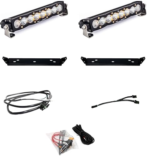 Baja Designs Kit de luces LED S8 de 10 pulgadas para Ford F-150 Raptor 2021+ Truck (conduccióncombinado transparente)
