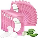 GreenLife 50 Pairs Eye Pads, 100% Naturel Eyelash Extension Under Eye Gel Pads patches kit Collagen with Aloe Vera Hydrogel Eye Patches set for Eyelash Extension Supplies Tools (50 150 300 Pairs)