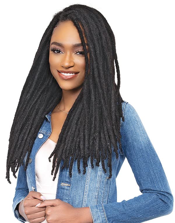 COLLECTION Loc N Roll 100 Human Hair Locs 18” 100 Virgin Human Hair