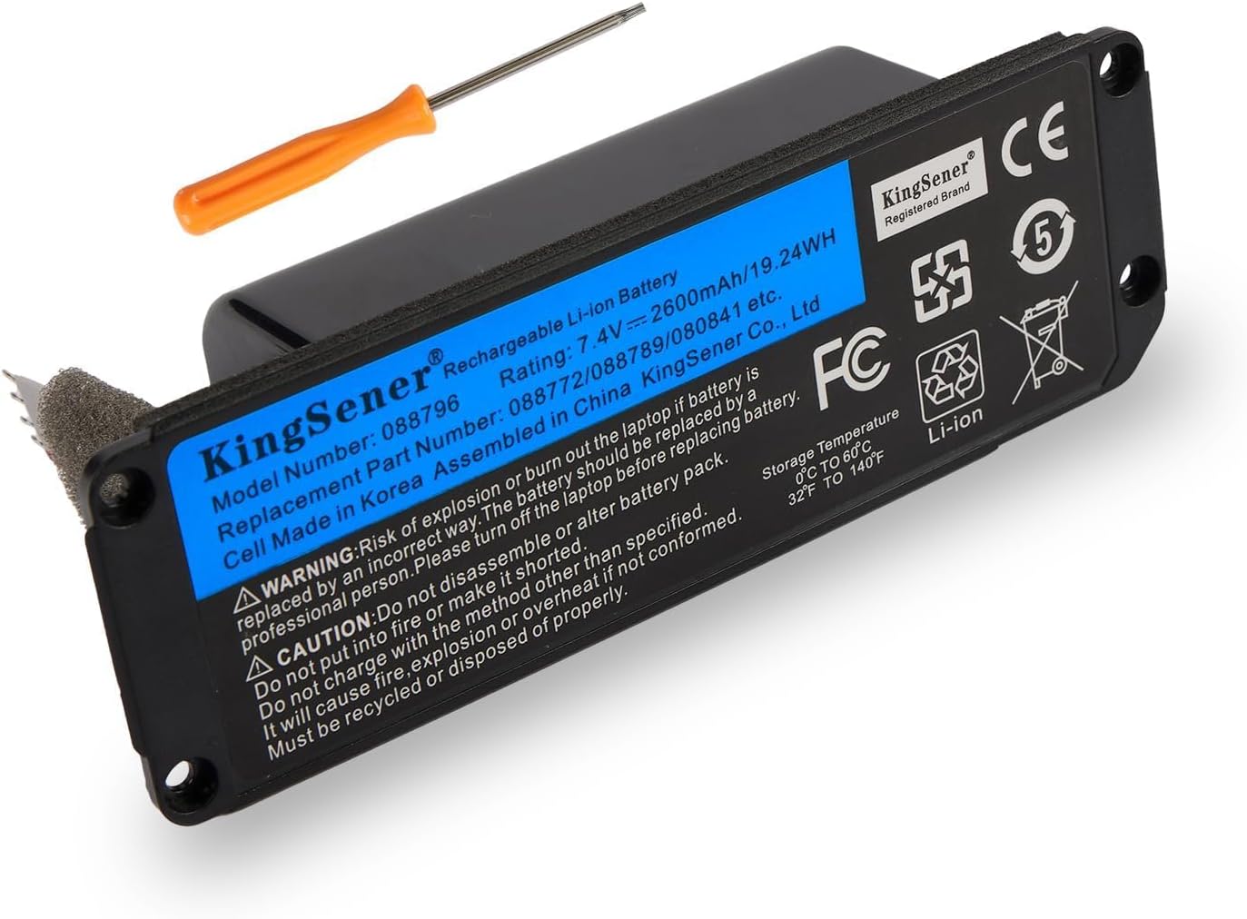 088796 Battery for Bose Soundlink Mini II/2 Speaker 088789 088772 7.4V 2600mAh/19.24WH-Hands-on Welding Required