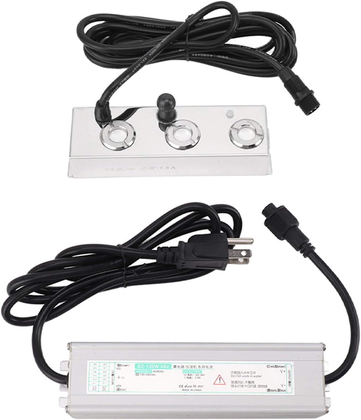 Mist Maker Fogger, 3 Head Waterproof Ultrasonic Mist Maker