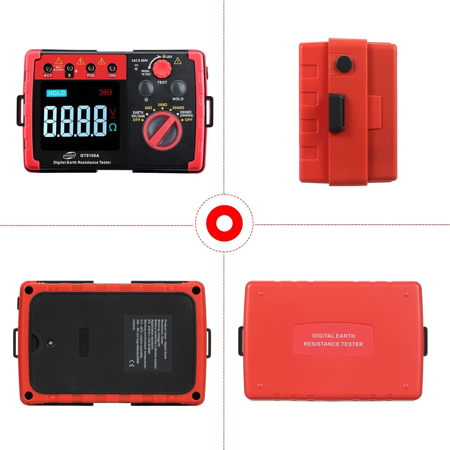 SKYKING Digital Earth Resistance Tester – Ground Resistance