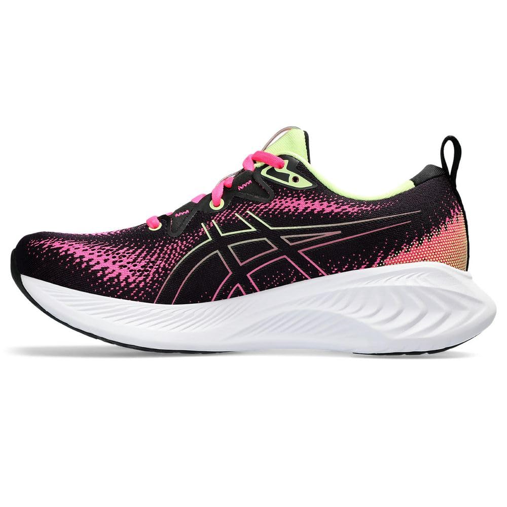 ASICS Cumulus 25 Mujer Zapatos para Correr Negro Rosa