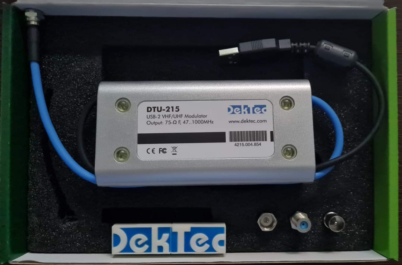 テレビ DTU-215 VHF/UHF modulator DTU-215 | USB-2 VHF/UHF Modulator | DekTec | AV-iQ