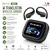 HTC NE61 AI Translation Earbuds with Touchscreen Case, Bluetooth 6.0, Black