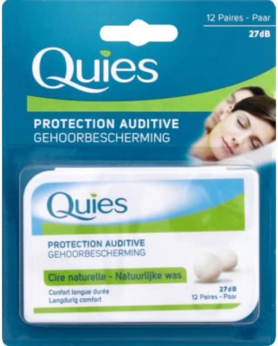 Quies Wax Ear Plugs 12 Pairs by Quies