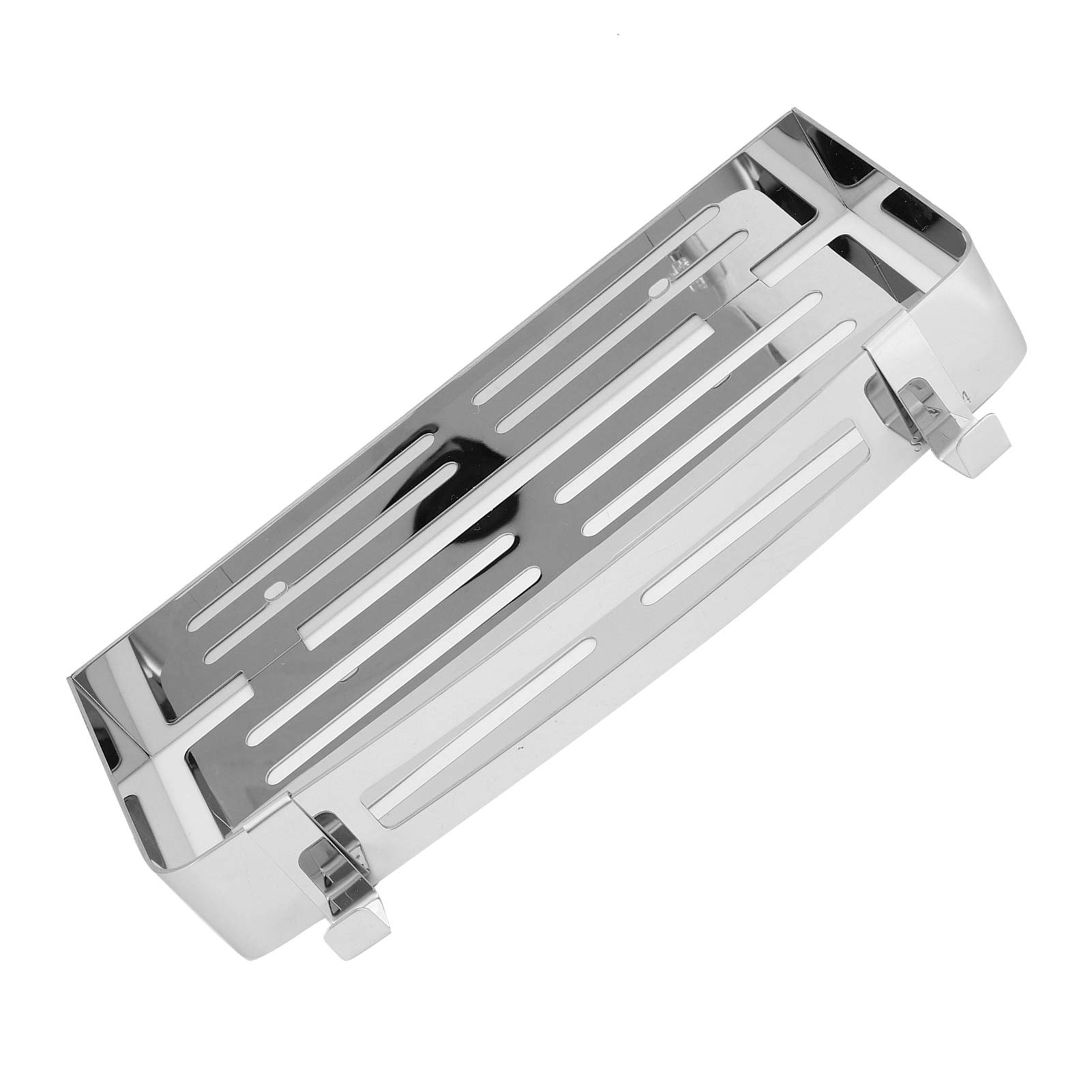 Estante de baño de acero inoxidable montado en la pared, estante organizador para champú, almacenamiento de baño, ducha, 40 cm de largo