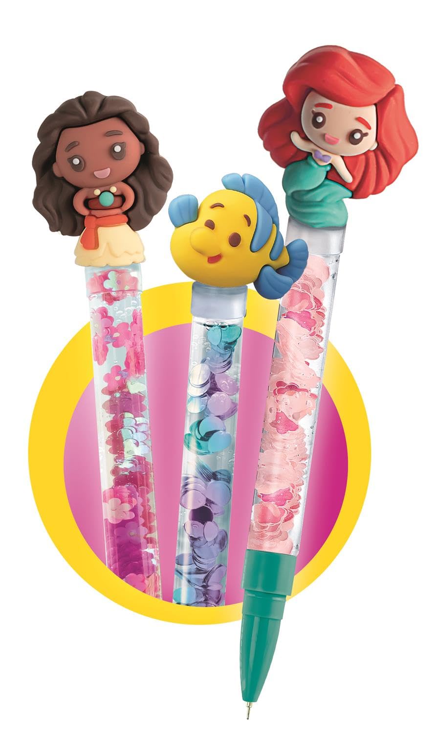 Clementoni Princess Pen Lab - Create Magical Disney Princess Pens with Inks, Decorations and Stickers for Kids 6+ - Image 4