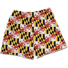 Maryland Flag Mens' Adult Boxer Shorts Size Small - 2XL X-Large