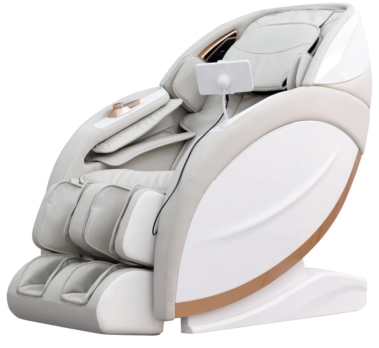 SOBO Faux Leather Relaxmax Massage Chair | Full Body SL Track Recliner | Zero Gravity, Heat, Foot Rollers | Pain Relief For Back, Neck, Legs, Brown-image-36