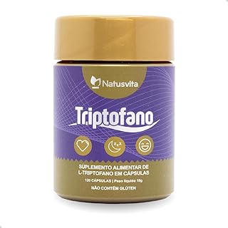 Triptofano Puro Concentrado (01 Frasco. 120 cápsulas)
