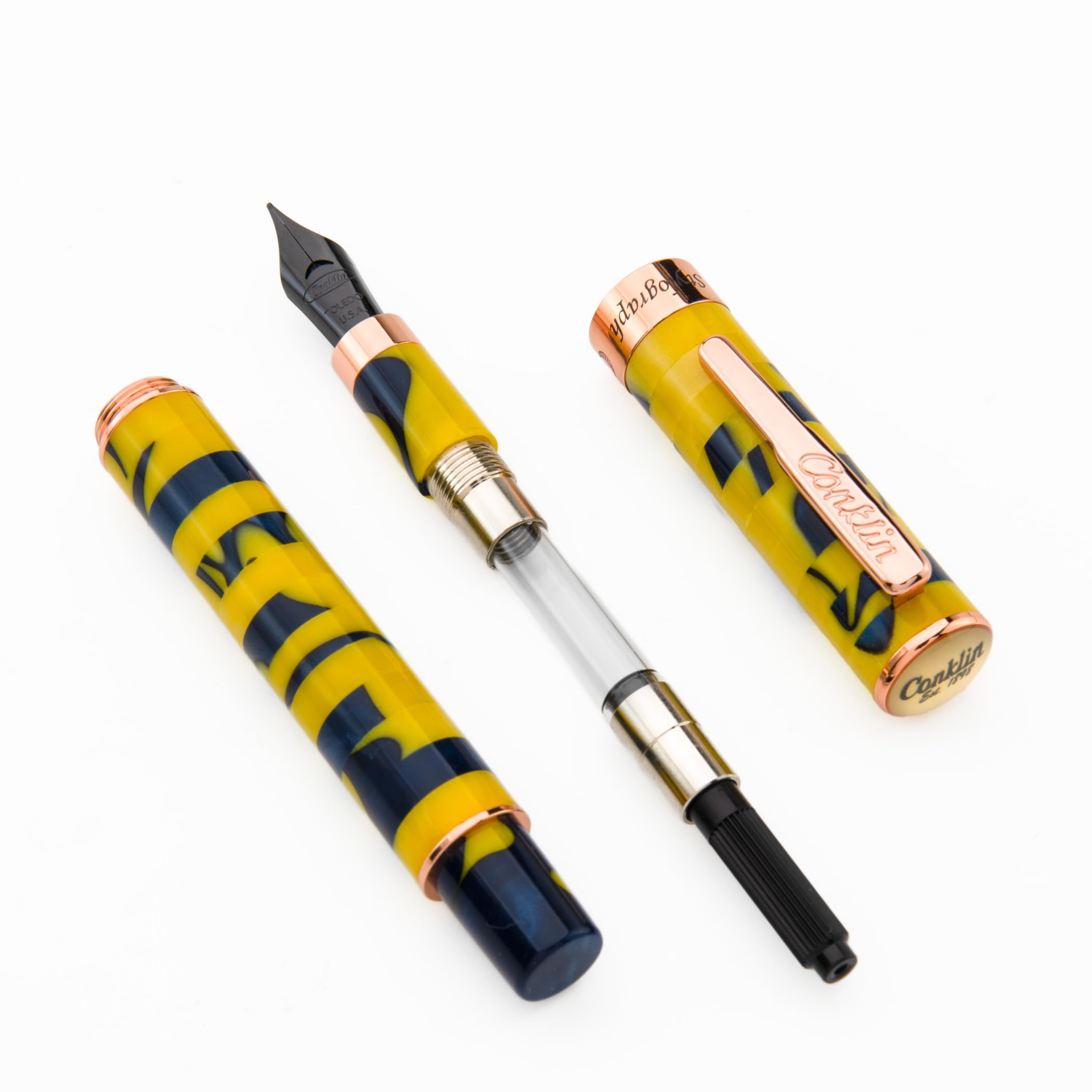 Conklin　万年筆　モザイク柄　ブラウン Conklin 万年筆 モザイク柄 ブラウン 【公式通販】