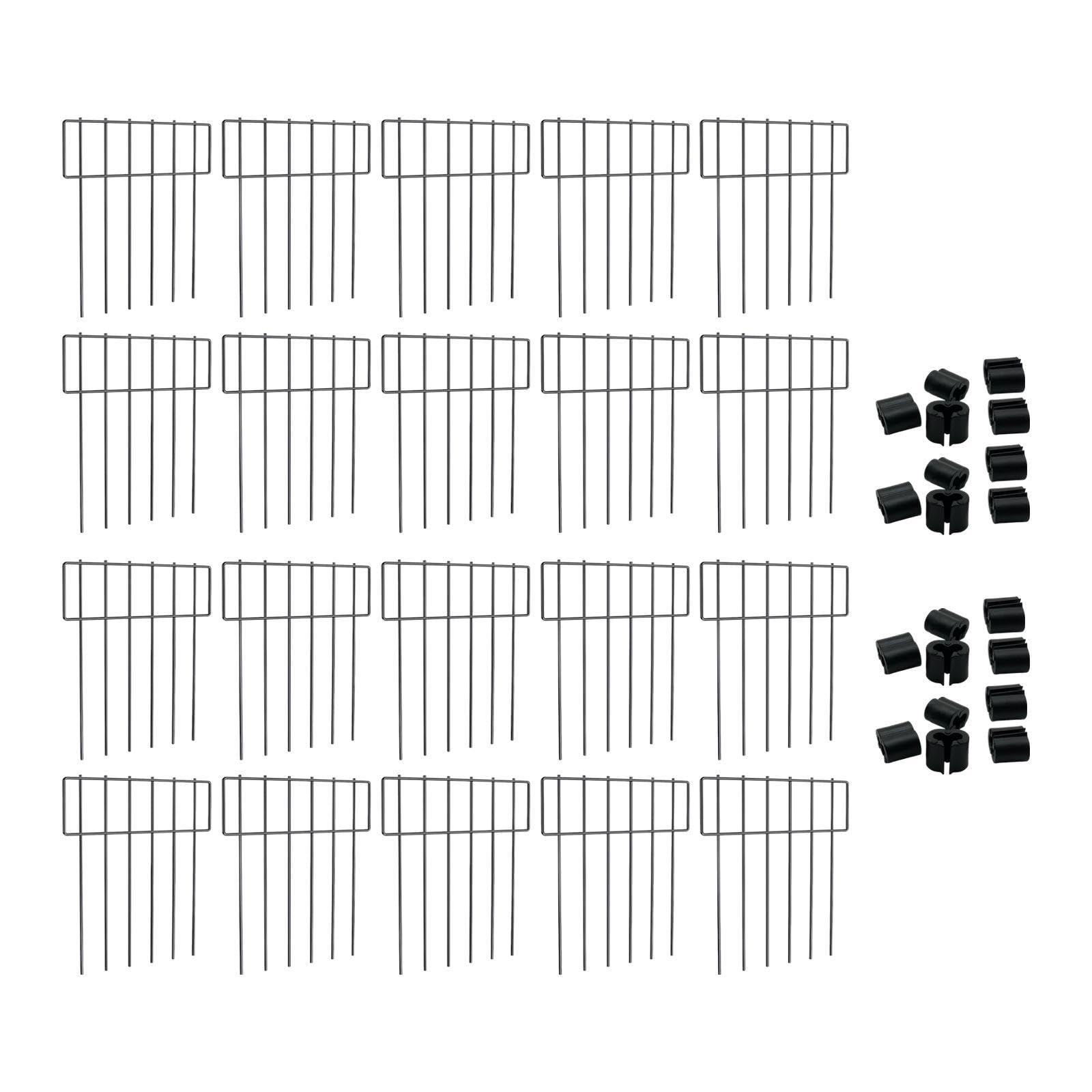 Enakshi 10Pcs DKSGrative Garden Fence Panels Animal Barrier Backyard Door Pet Border|Home & Garden|Yard, Garden & Outdoor Living|Garden Fencing|Fence Panels-picture-12