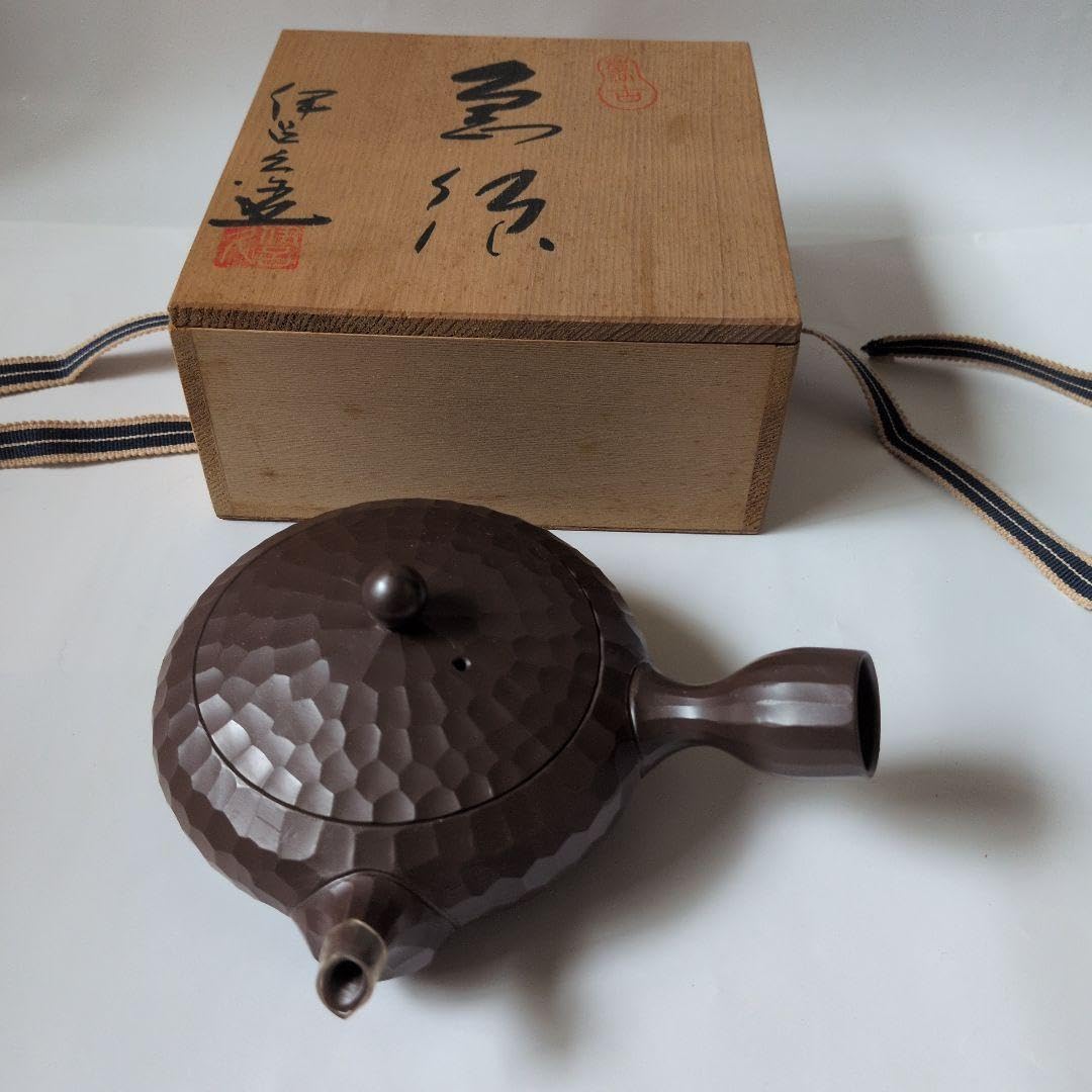 煎茶道具　萬古焼　森伊呂久造　横手急須　箱付　M　R7180 煎茶道具 萬古焼 森伊呂久造 横手急須 箱付 M R7180 Amazon | 萬古焼