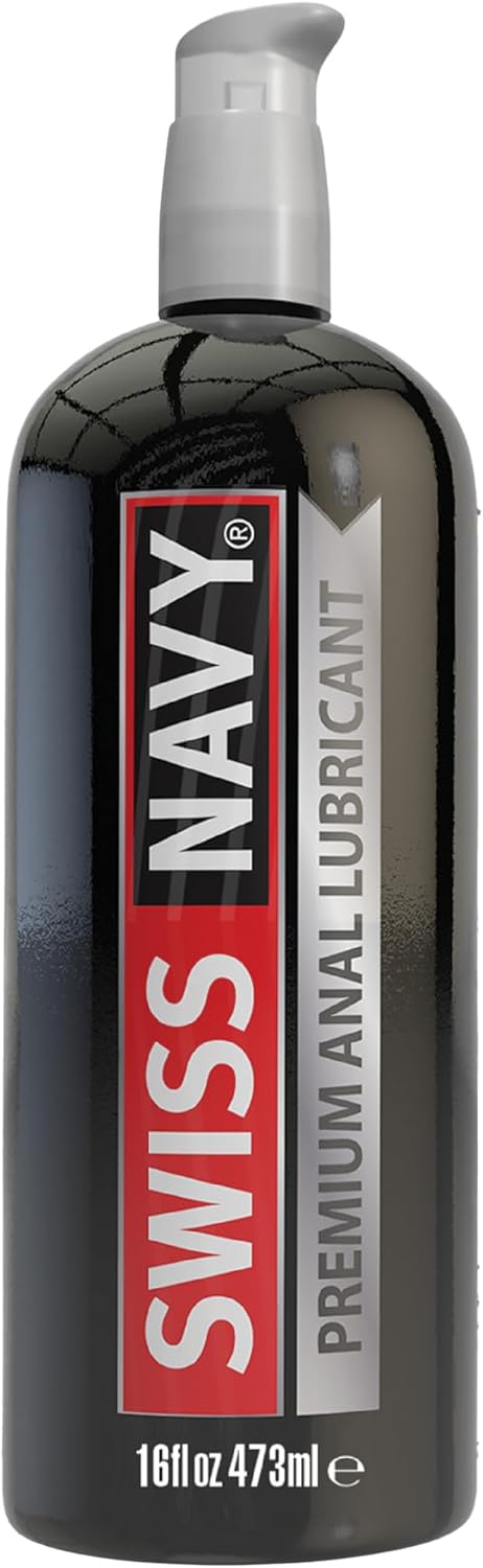 Swiss Navy Anal Lubricant - Silicone-Based, Clove Scent - 16 oz