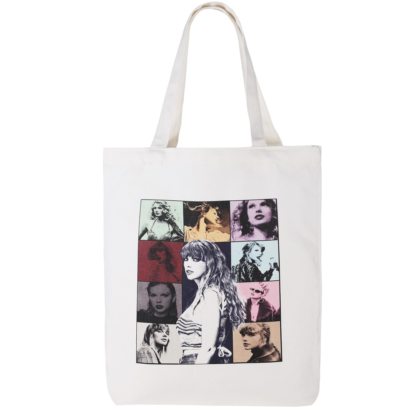 Cotton Canvas Tote Bag Music Lover Gifts Shopping Bag for Women
