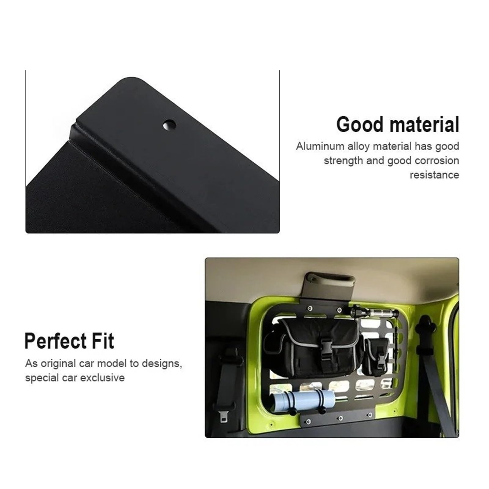 Coche Trim Interior Accesorio Para Suzuki Para Jimny 2019-2023 Bastidores Traseros Para Ventana Estante Para Maletero Soporte Almacenamiento Portaequipajes