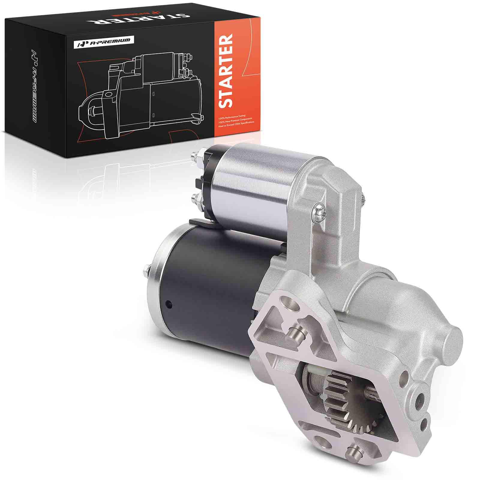 A-Premium Starter Motor, 12V 1.6KW 22 Teeth CCW, Compatible with Mazda | for Mazda 6 2009-2010 3.7L, CX-9 2007-2009 3.5L/3.7L, CX-9 2012-2015 3.7L (