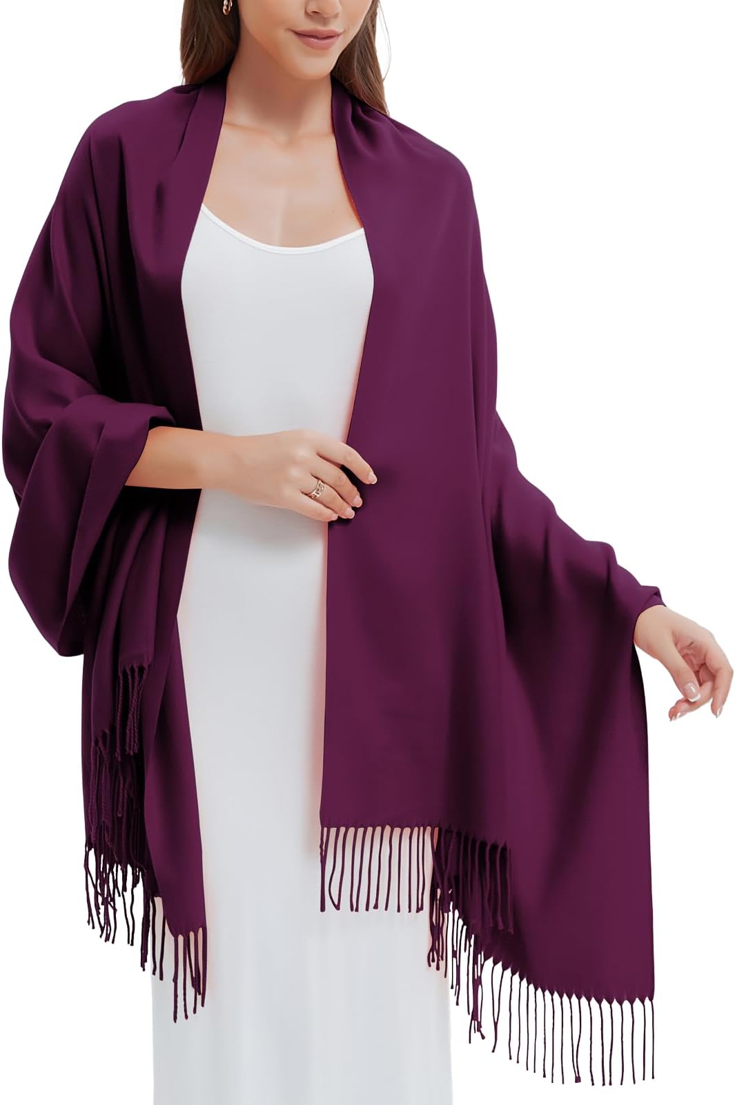 Womens Autumn Winter Pashmina Scarves Super Soft Large Shawls Wraps for wedding et