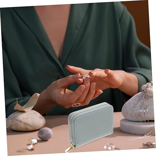 Miniatura 6 de TENDYCOCO 4 unids Cartera Carteras Para Hombres De Cuero Original Tarjetas de Crédito Titular Billeteras De Hombres Cuero Original Grandes Tarjetas