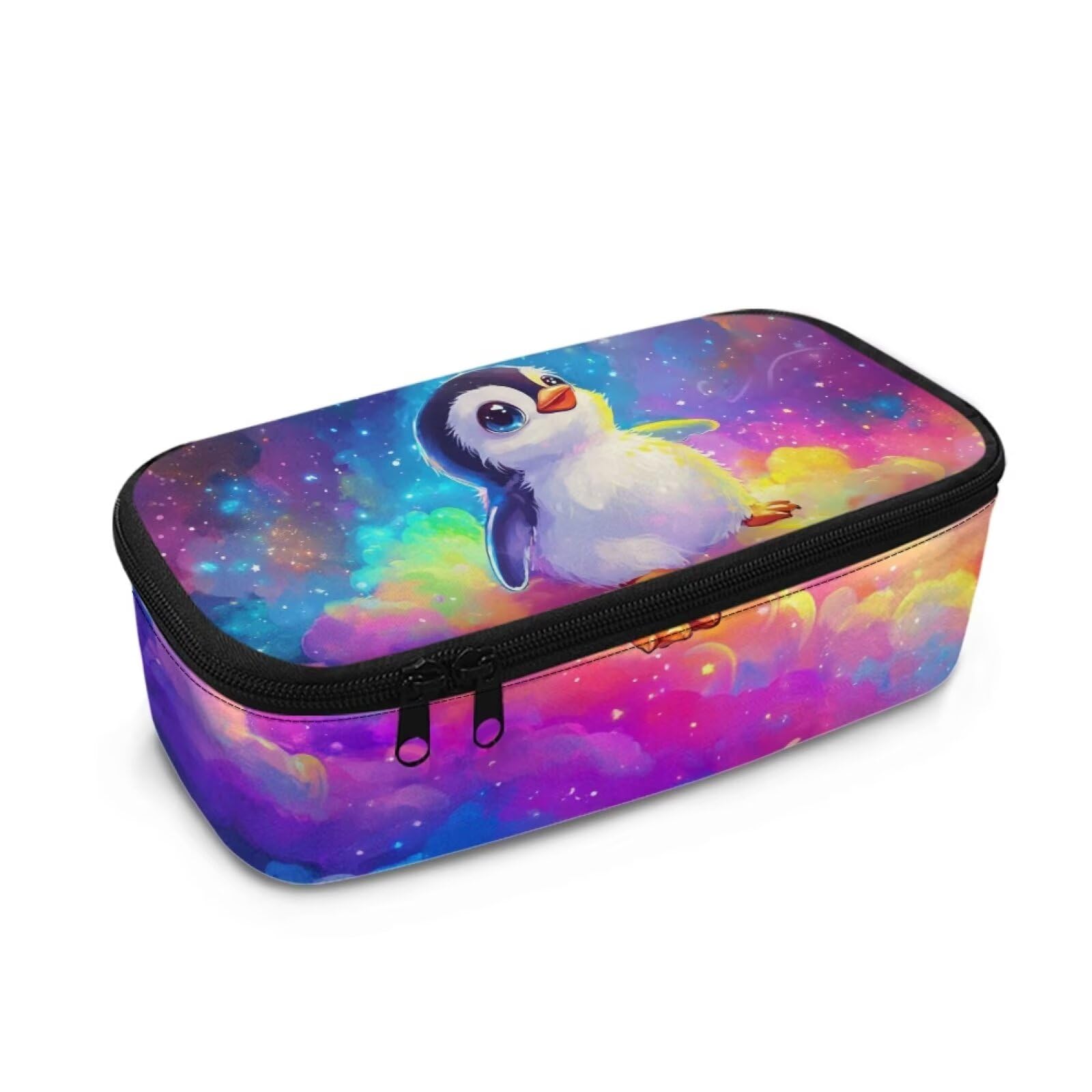COEQINE Cute Pencil Case for Kids Girls Boys 8-12 Age Middle School Aesthetic Pen Pouch, Colored Large Pencil Bag with Zipper Kawaii Stationery Storage and Organizer School Supplies for Teen Kawaii — image 1