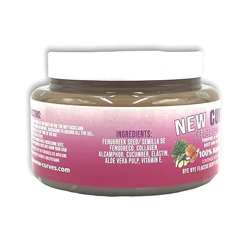 Miniatura 5 de New Curves - Gel de Fenogreco 100 natural de 882oz 882oz - Gel De Fenogreco 100 natural Sin Colorantes Ni Aditivos Con Semillas Reales De Fenogreco
